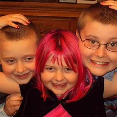 Pink hair at 6